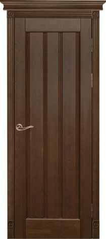 Межкомнатная дверь массив ольхи Версаль ПВДГ Античный орех (ОКА)