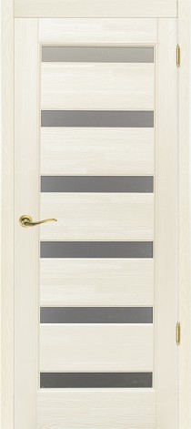 Межкомнатная дверь из массив сосны Палермо цвет Слоновая кость